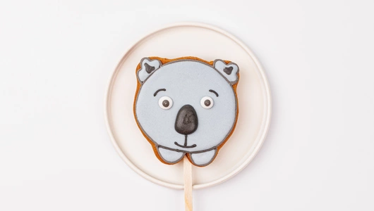 Пряник имбирный "Дружеские посиделки" на палочке, 1 шт