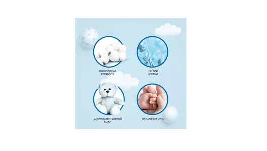 Кондиционер для детского белья Вернель 910 мл