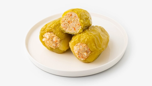 Перец фаршированный с индейкой, зам. Перец фаршированный с индейкой, зам.