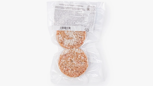 Котлеты из&nbsp;тунца с&nbsp;грибами зам., 200 г