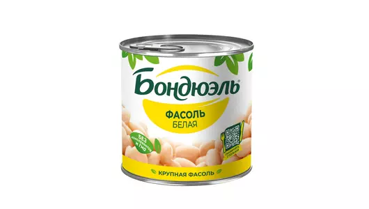 Фасоль Бондюэль белая 400 г