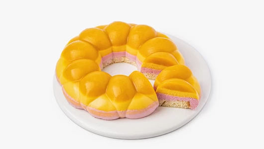 Торт муссовый "Малина-манго-маракуйя" зам.