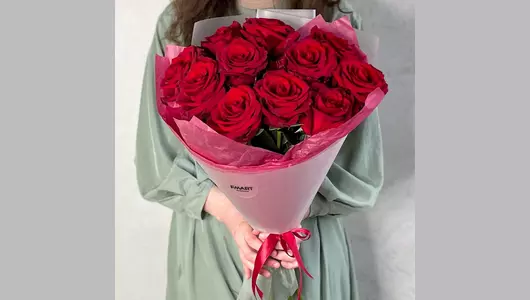 Букет 11 красных роз Premium FMART by flowwow