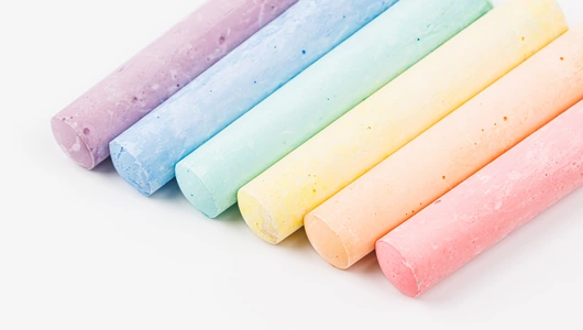 Мелки цветные для рисования на асфальте (6 шт)