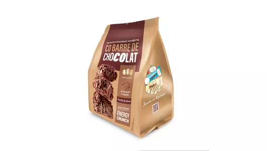 Конфеты Co barre de Chocolate мультизлаковые с&nbsp;темной глазурью 135 г