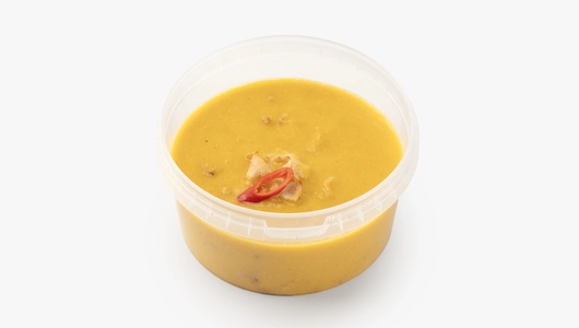 Кукурузный крем-суп с беконом