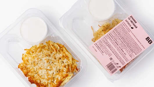 Драники со сметаной