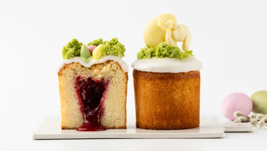 Кулич-кекс с&nbsp;малиново-клубничной начинкой, 550 г