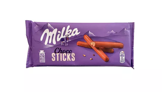 Печенье Milka Choco Sticks хрустящее в молочным шоколаде 112 г Печенье Milka Choco Sticks хрустящее в молочным шоколаде 112 г