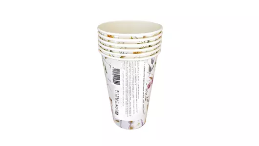Стаканы бумажные Термо-кап Гербарий 330 мл набор 6 шт