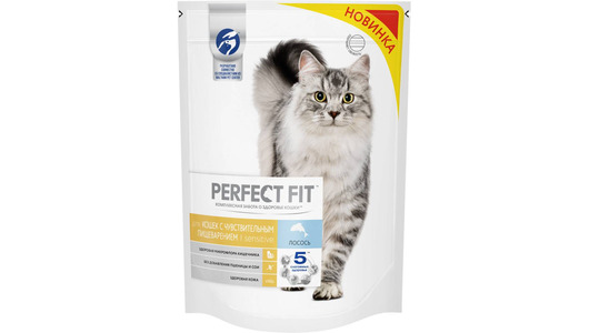 PERFECT FIT 650гр Sensitive с чувствительным пищеварением с лососем