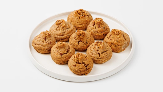 Печенье-мюсли "Льняное" с семенами льна и гибискусом Печенье-мюсли "Льняное" с семенами льна и гибискусом