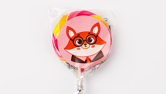 Карамель "Лесная академия" на палочке, 1 шт.