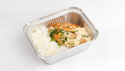 Бабушкины котлеты в&nbsp;сливочно-перечном соусе с&nbsp;отварным рисом