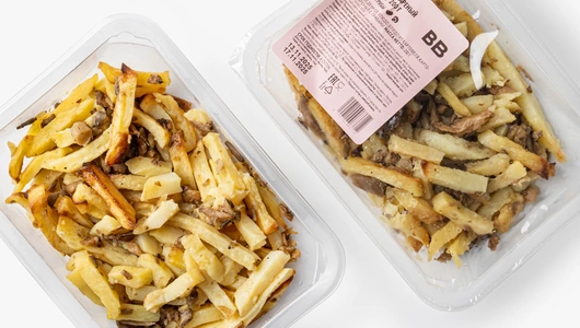 Картофель жареный с грибами, 200 г