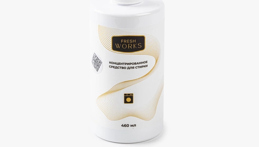 Средство для стирки жидкое высоконцентрированное Fresh Works, 460 мл