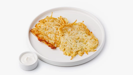 Драники со сметаной