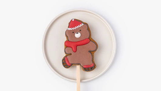 Пряник имбирный на&nbsp;палочке "Морозная", 1 шт. (коллекция)