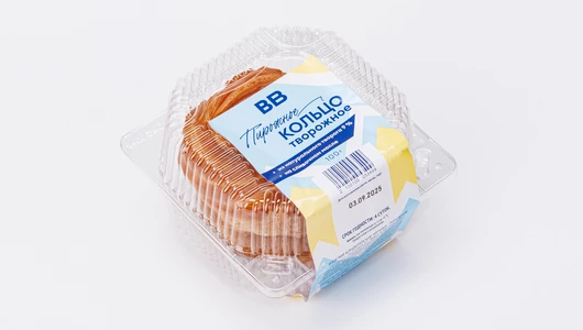 Пирожное Кольцо творожное, 100 г Пирожное Кольцо творожное, 100 г