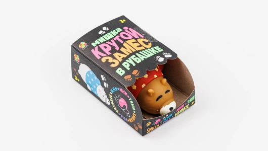 Игрушка-антистресс "Мишка в рубашке", в ассортименте Игрушка-антистресс "Мишка в рубашке", в ассортименте
