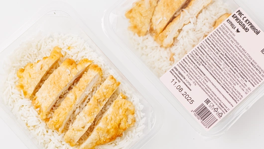 Рис с куриной бризолью