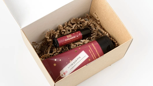 Набор подарочный "Кардамон и теплое молоко" (крем для рук и бальзам для губ)