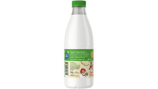 Молоко ЭкоНива пастеризованное цельное 3,3-6% 1 л