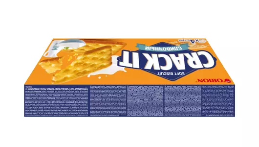 Печенье Orion Crack-it затяжное Сливочный 80 г Печенье Orion Crack-it затяжное Сливочный 80 г