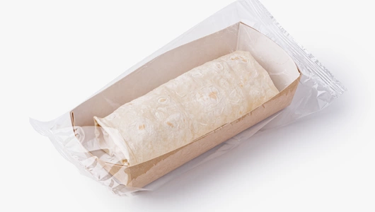 Сэндвич-ролл с курицей и соусом Спайси, кафе