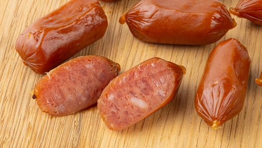 Колбаски сыровяленые куриные с&nbsp;коллагеном