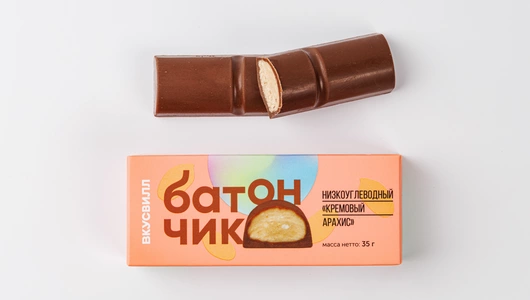 Батончик низкоуглеводный «Кремовый арахис»