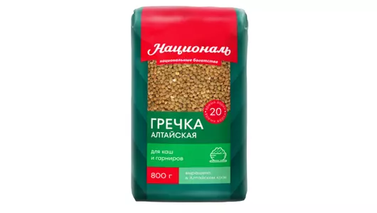 Крупа гречневая Националь Алтайская 800 г