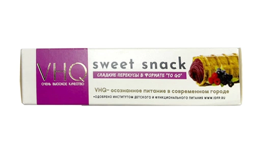 Трубочка вафельная VHQ с джемом лесные ягоды 35 г