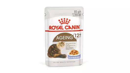 ROYAL CANIN Ageing +12 Корм влаж.кус.в желе д/кошек ст.12лет пауч 85г