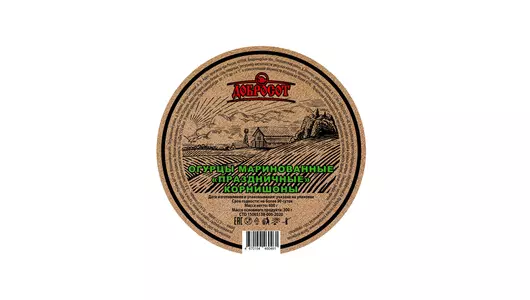 Огурцы Добросот Праздничные маринованные корнишоны 600 г