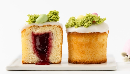 Кулич-кекс с&nbsp;малиново-клубничной начинкой, 230 г