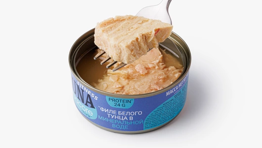 Тунец белый филе в минеральной воде, 140 г