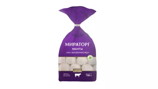 Манты Мираторг по-восточному замороженные 700 г