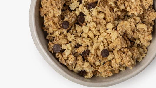 Гранола с&nbsp;шоколадом на&nbsp;подсластителе, обогащенная белком