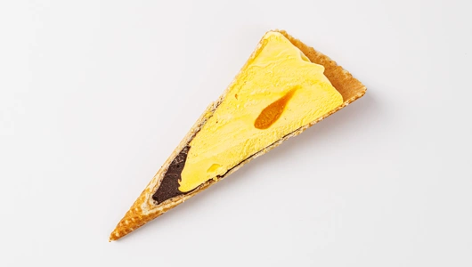 Пломбир "Манго-маракуйя" в вафельном рожке, 130 г Пломбир "Манго-маракуйя" в вафельном рожке, 130 г