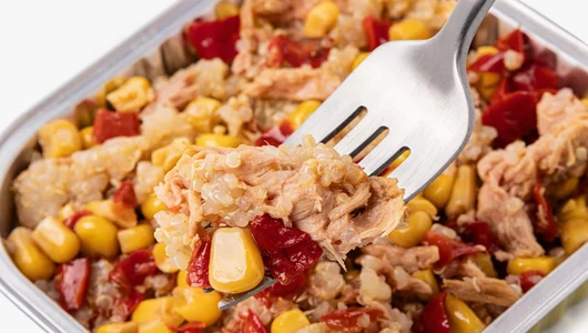 Тунец филе-кусочки с&nbsp;киноа и&nbsp;овощами, 230 г