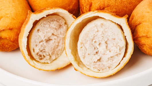 Шарики картофельные с цыпленком жареные, зам. Шарики картофельные с цыпленком жареные, зам.