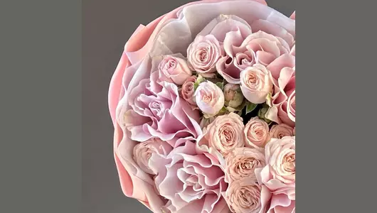 Дуо пудровый пушистик FMART by flowwow