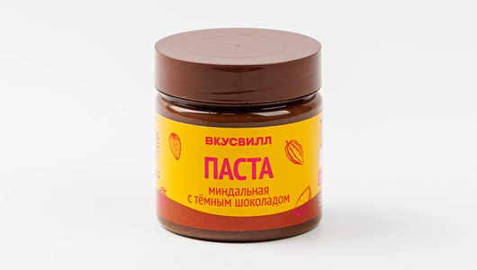 Паста миндальная с темным шоколадом