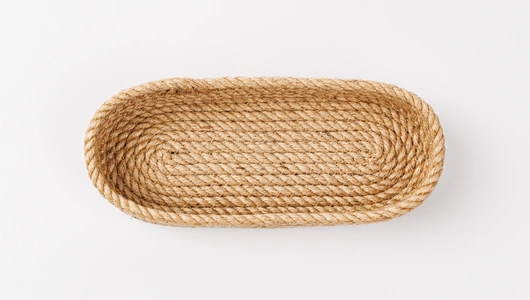 Бокс из джута (корзинка овальная)