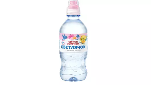 Вода питьевая детская Святой Источник Светлячок негазированная 330 мл