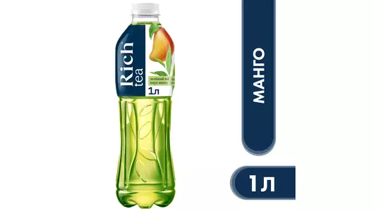 Холодный зеленый чай Rich Манго 1 л