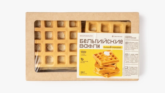 Вафли Бельгийские сливочные, зам.