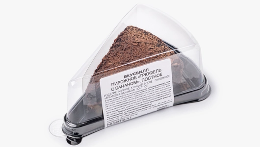 Пирожное "Трюфель с&nbsp;бананом", постное