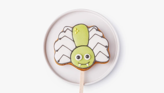 Пряник имбирный "Монстрики" на палочке, 1 шт.